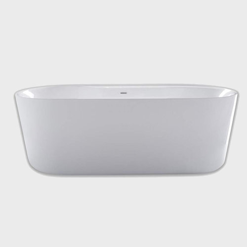 Carver Tubs 72'' x 36'' Freestanding Soaking Acrylic Bathtub Wayfair
